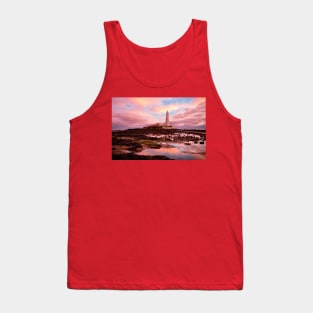 Pink and Blue sunrise at St Mary's Island Tank Top